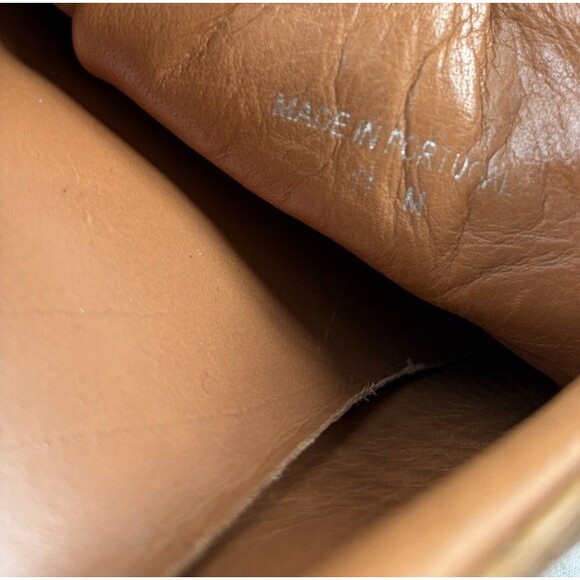 Aquatalia Alaric Basketweave Woven Leather Lace Up Sneakers Size 11 Mens Tan - Picture 7 of 9